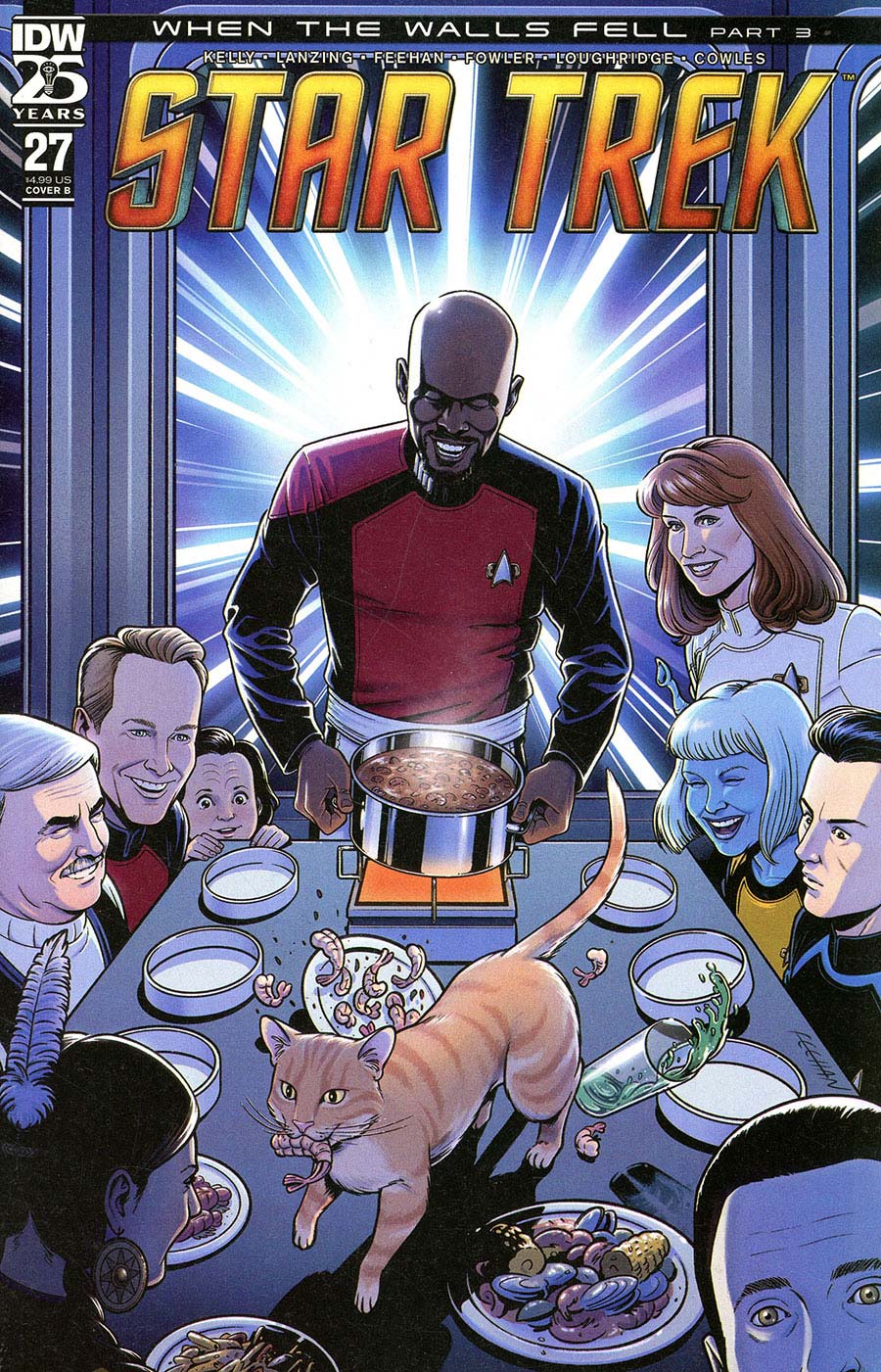 Star Trek (IDW) Vol 2 #27 Cover B Variant Mike Feehan Cover