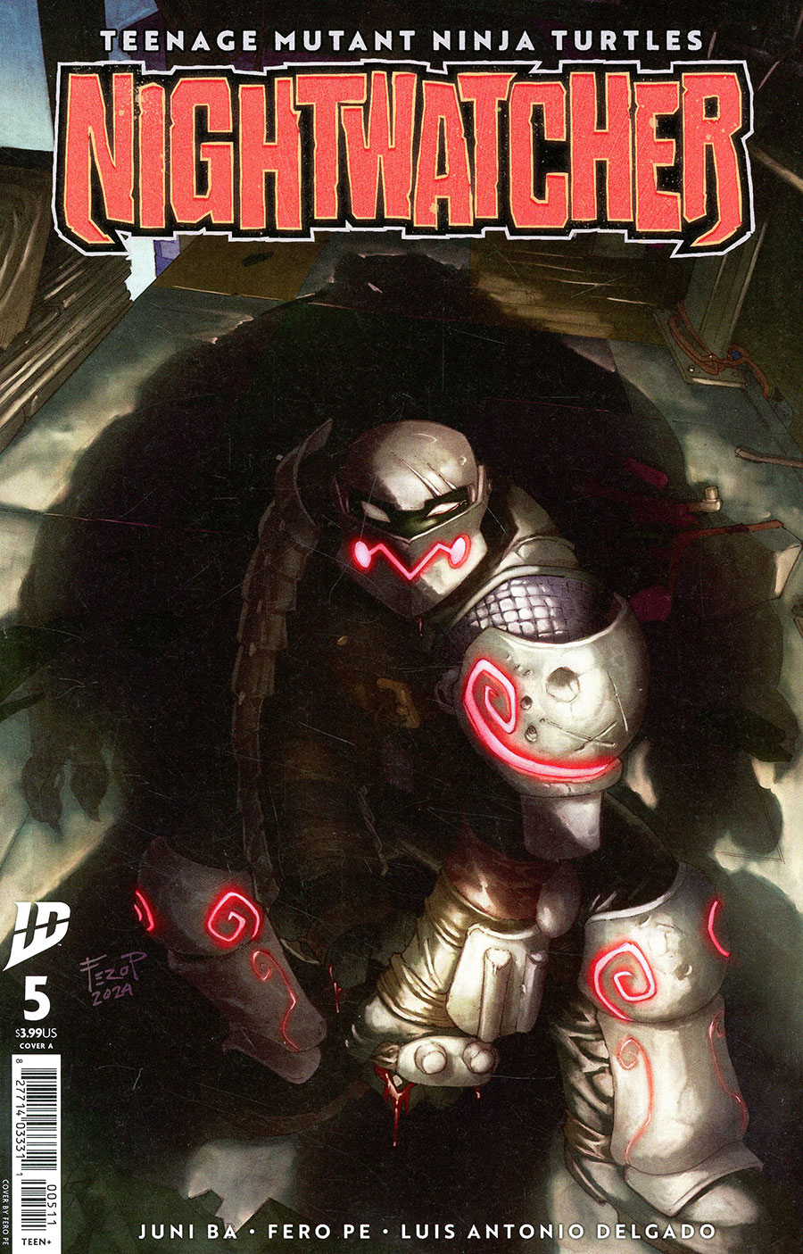 Teenage Mutant Ninja Turtles Nightwatcher #5 Cover A Regular Fero Pe Cover
