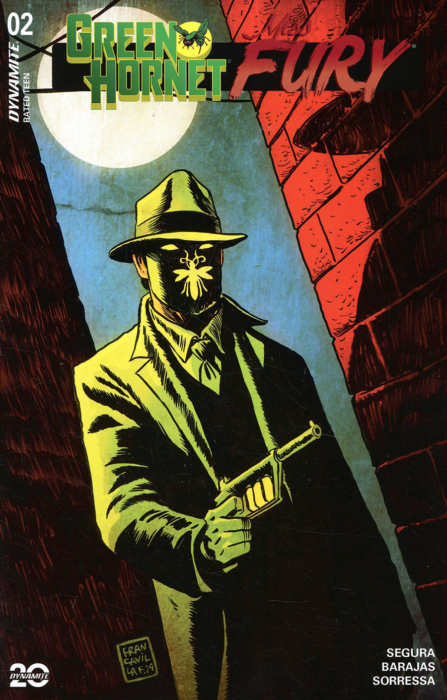 Green Hornet Miss Fury #2 Cover A Regular Francesco Francavilla Cover