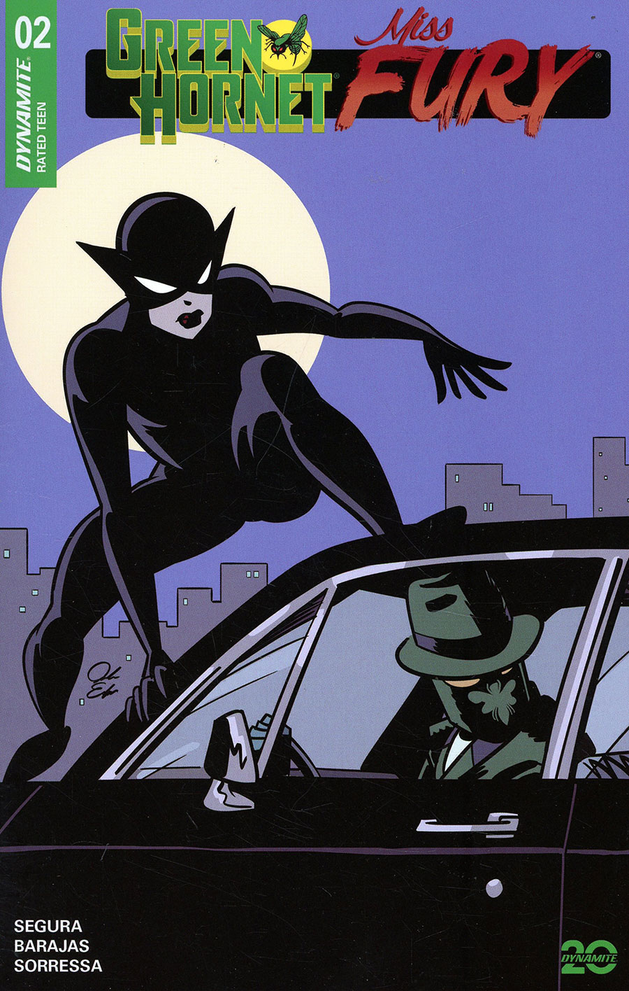 Green Hornet Miss Fury #2 Cover D Variant Jacob Edgar Cover