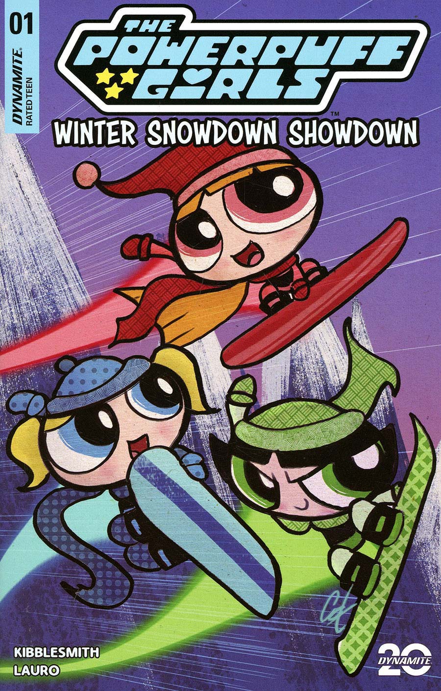 Powerpuff Girls Winter Snowdown Showdown #1 (One Shot) Cover B Variant Cat Staggs Cover