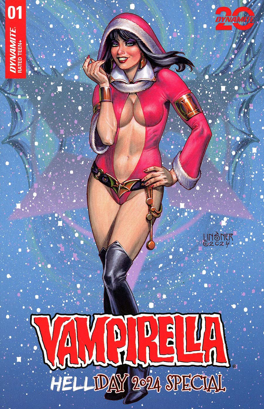 Vampirella Helliday 2024 Special #1 (One Shot) Cover B Variant Joseph Michael Linsner Cover