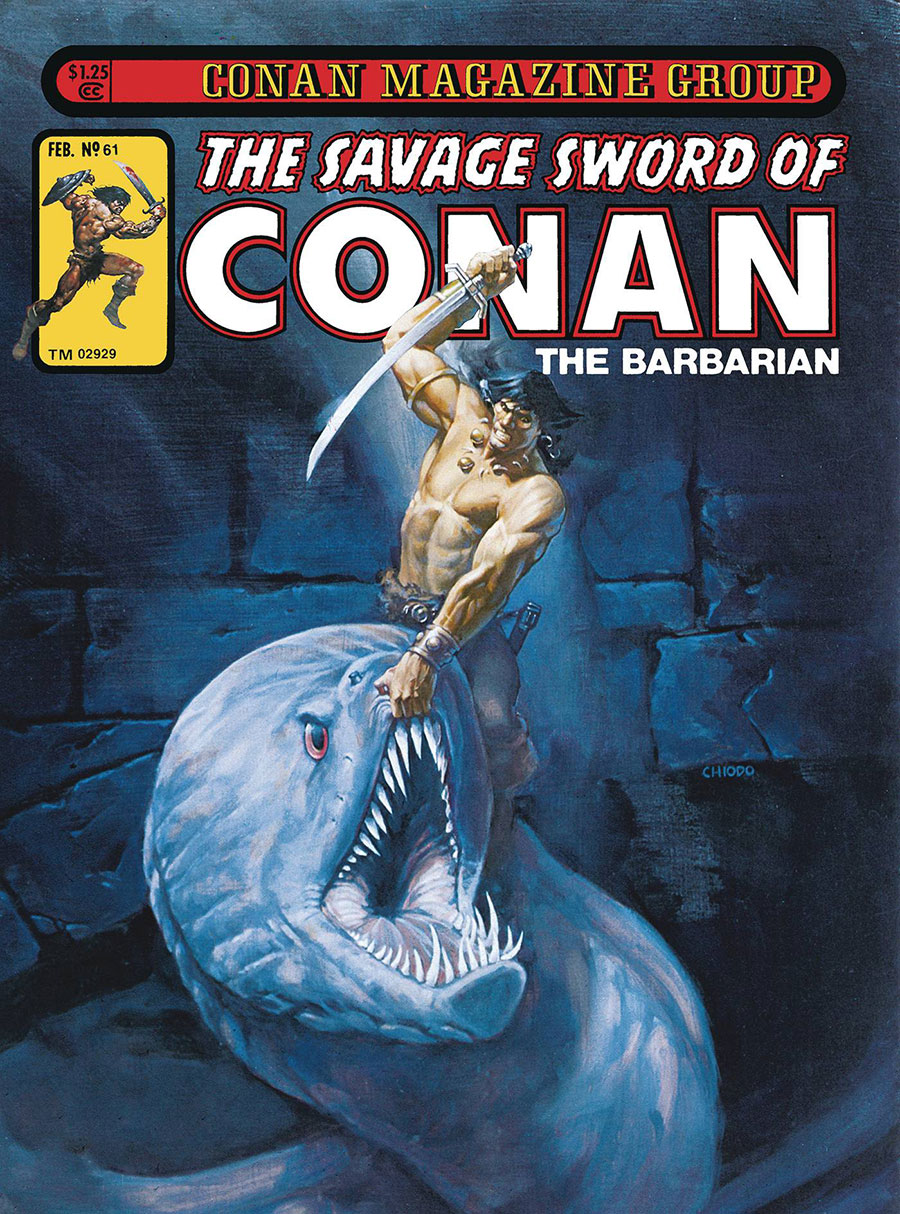 Savage Sword Of Conan The Original Comics Omnibus Vol 5 HC Direct Market Exclusive Joe Chiodo Variant Cover - RESOLICITED