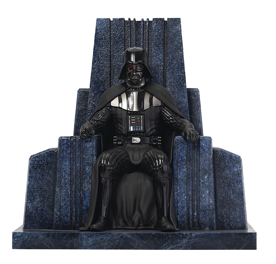 Star Wars Premier Collection Disney Plus Obi-Wan Darth Vader On Throne 1/7 Scale Statue