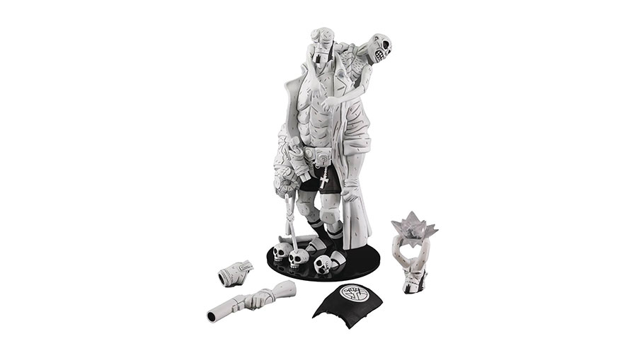 Hellboy 30th Anniversary Previews Exclusive 12.5-Inch Black & White Variant Vinyl Figure