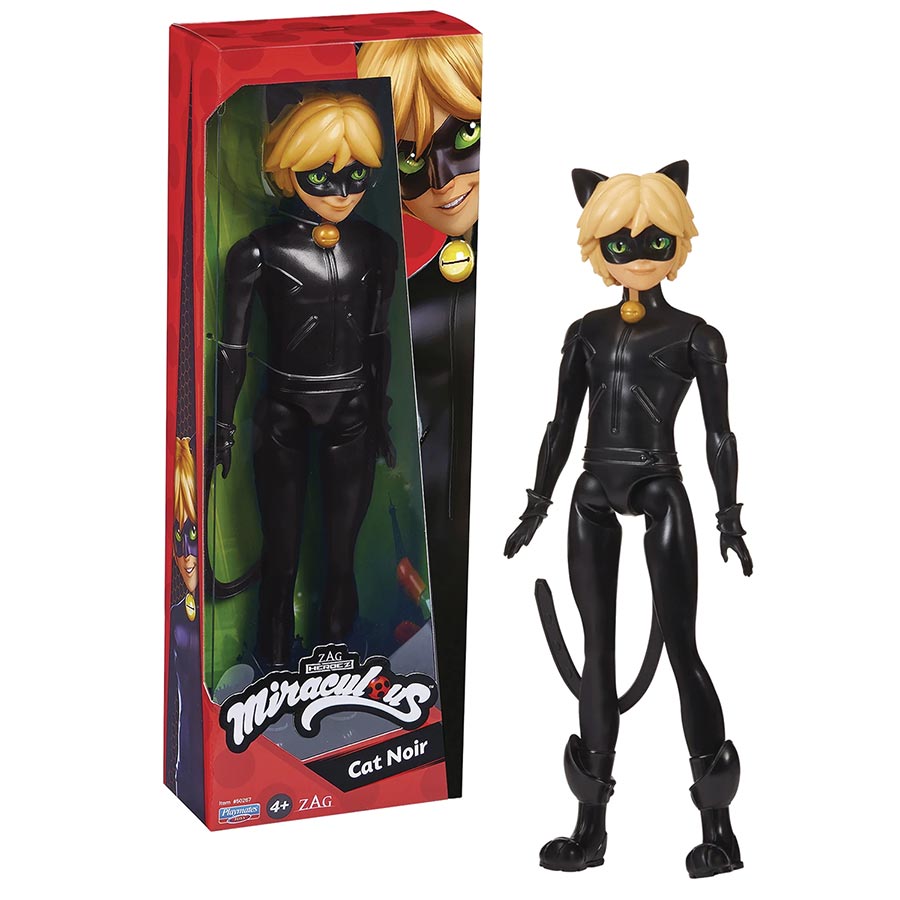 Miraculous Cat Noir Purrfect Pawrtner 10.5-Inch Action Doll