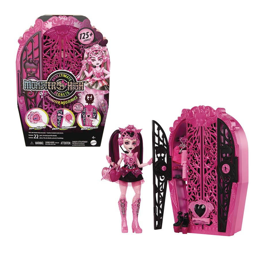 monster high doll and fashion set draculaura with dress-up locker Monster High Draculaura Locker & Wardrobe Set