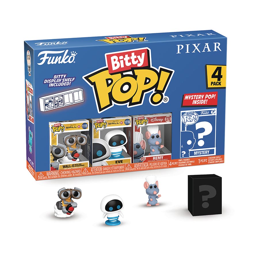 Bitty POP Disney Pixar Vinyl Figure 4-Pack - Wall-E - Midtown Comics