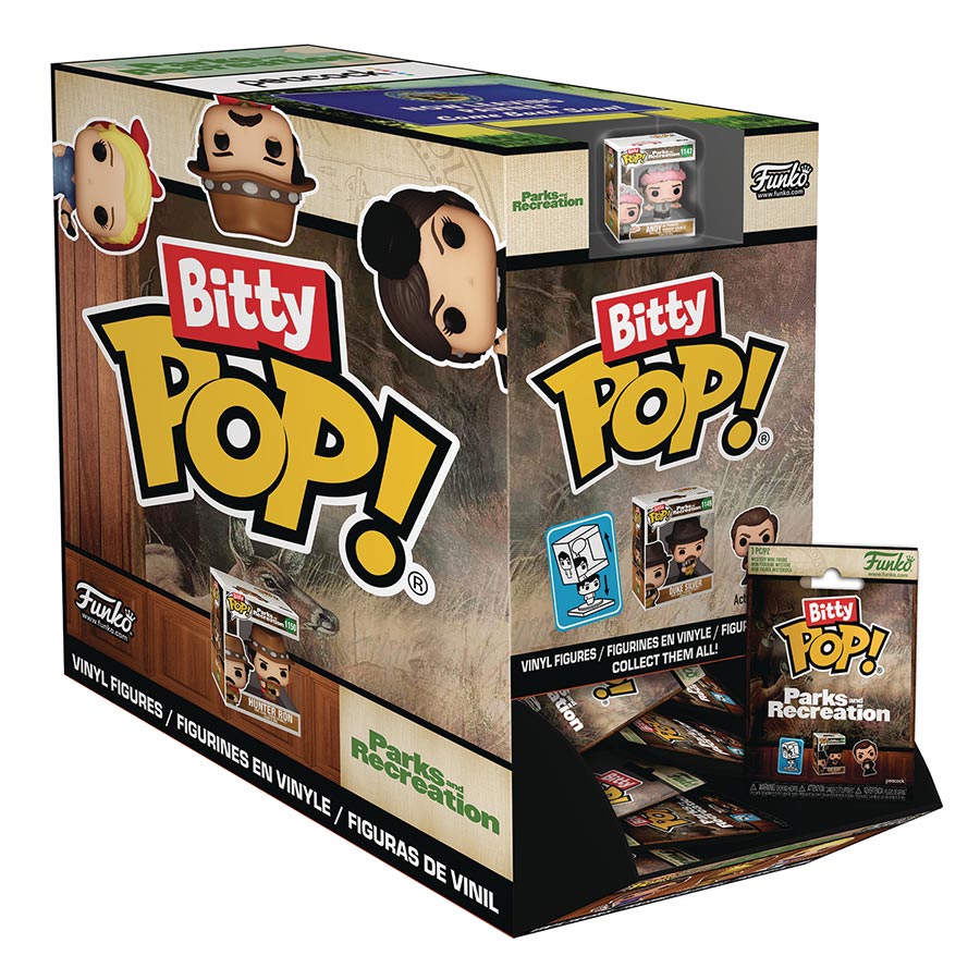 Bitty POP Singles Parks & Recreation Mini Figure Blind Mystery Box 24-Piece Display