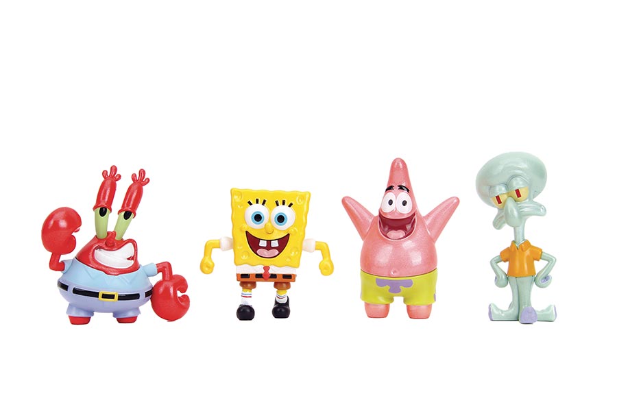 SpongeBob 2.5-Inch 4-Pack MetalFigs Action Figure