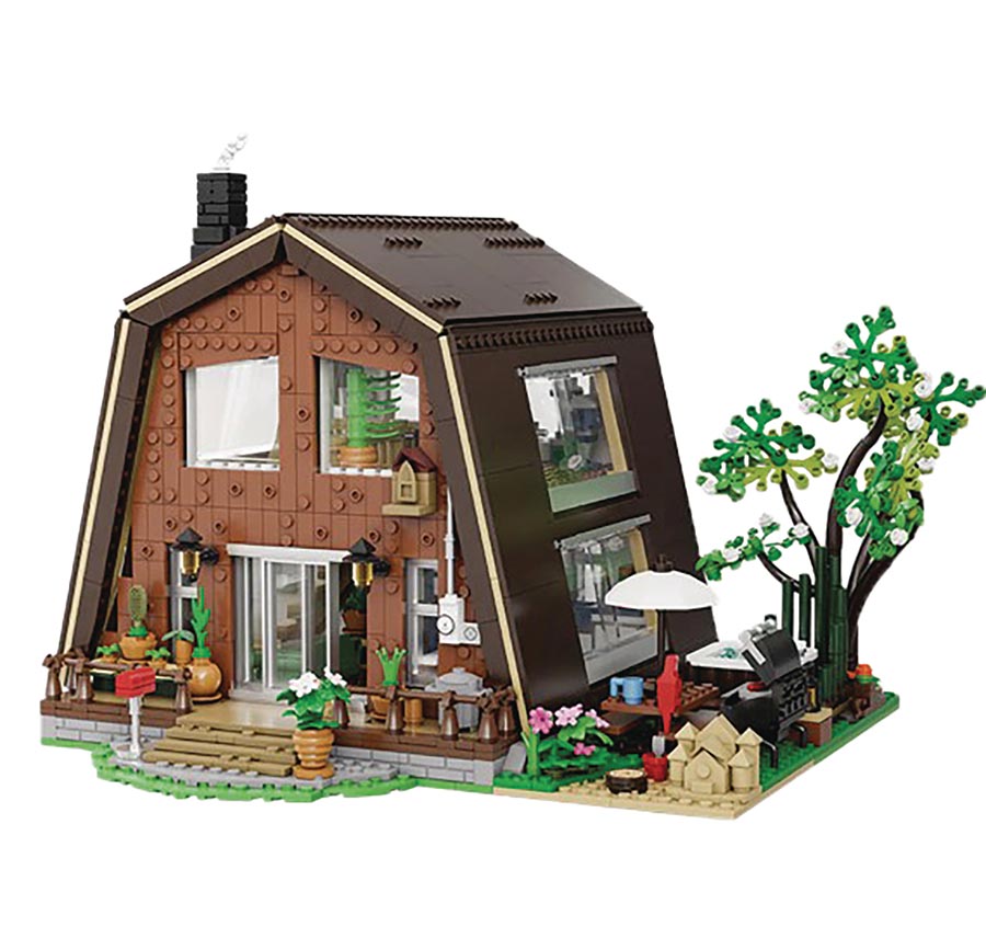 Pantasy Forest Cabin 2026-Piece Building Block Toy
