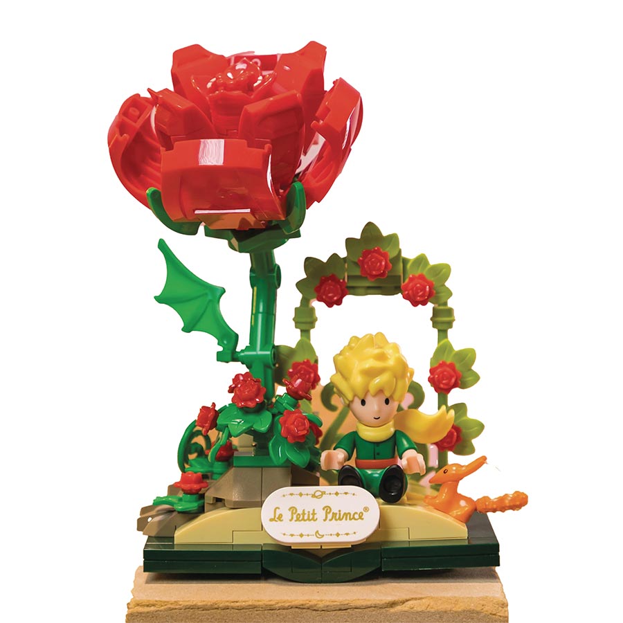 Pantasy Le Petit Prince (The Little Prince) Starry Ride Series Rose 196-Piece Building Block Toy