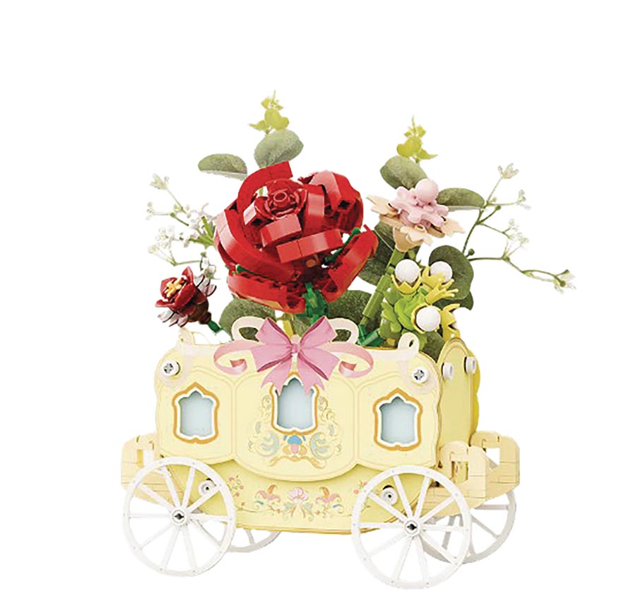 Pantasy Rose Cart 264-Piece Building Block Toy