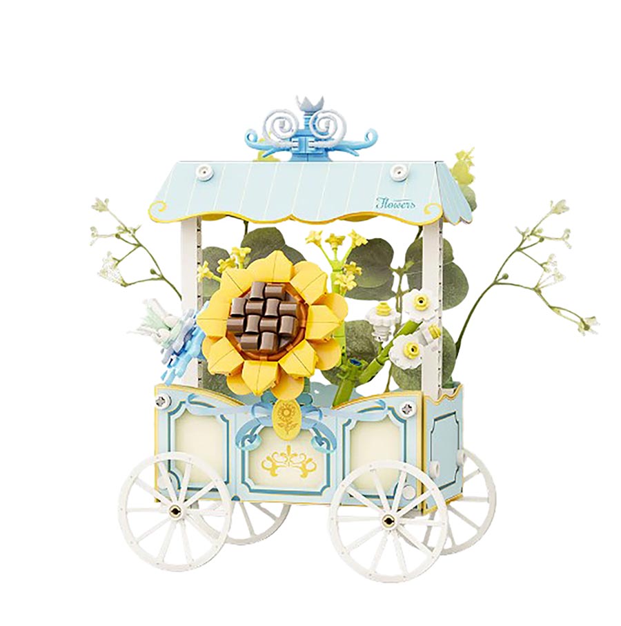 Pantasy Sunflower Cart 265-Piece Building Block Toy