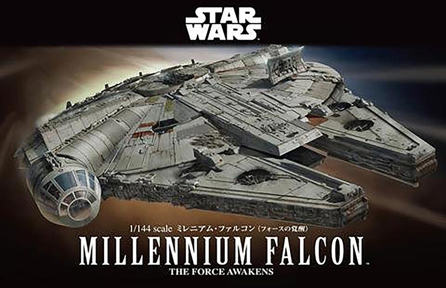 Star Wars The Last Jedi Millennium Falcon 1/144 Scale Model Kit
