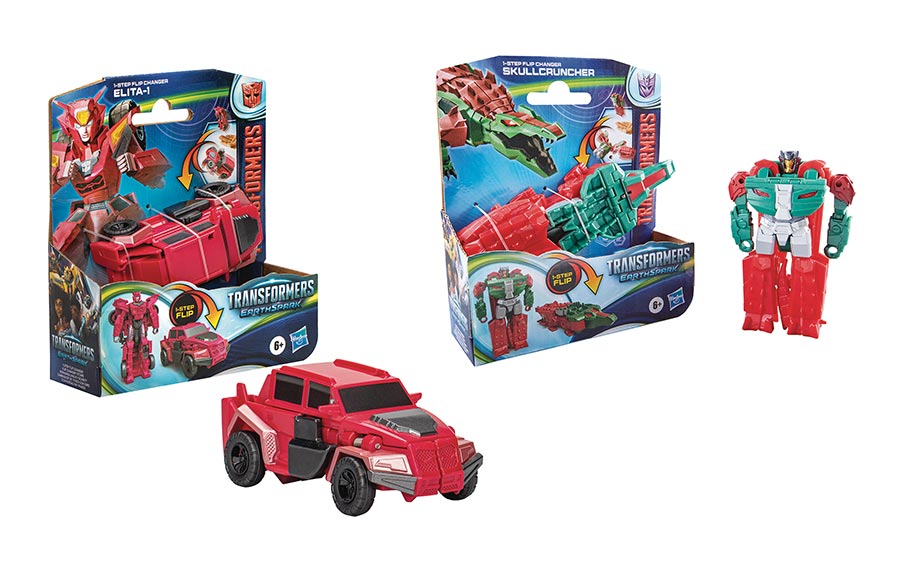 Transformers Earthspark 1-Step Flip Action Figure Assortment Case 202401