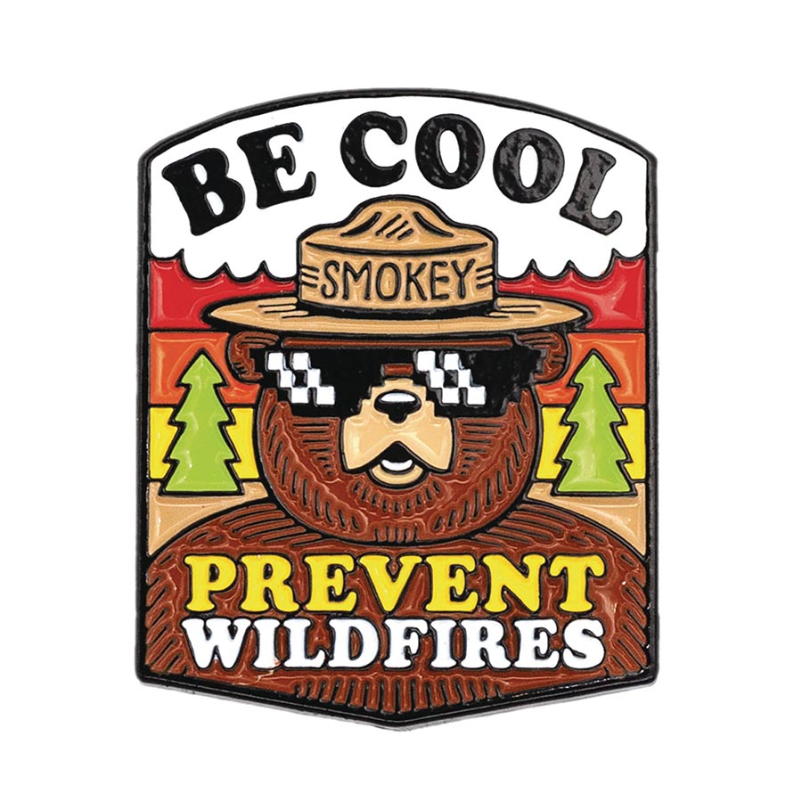 Smokey Bear Pin - Be Cool
