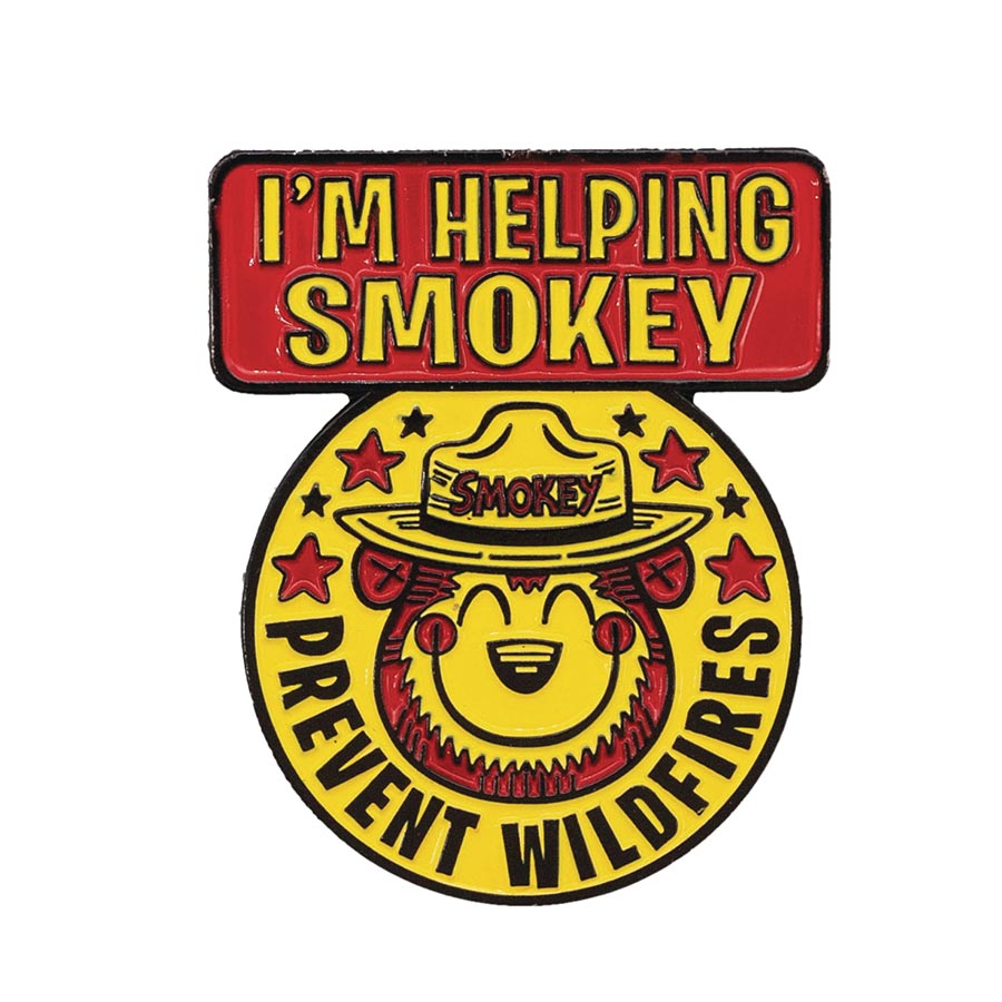 Smokey Bear Pin - Im Helping Smokey