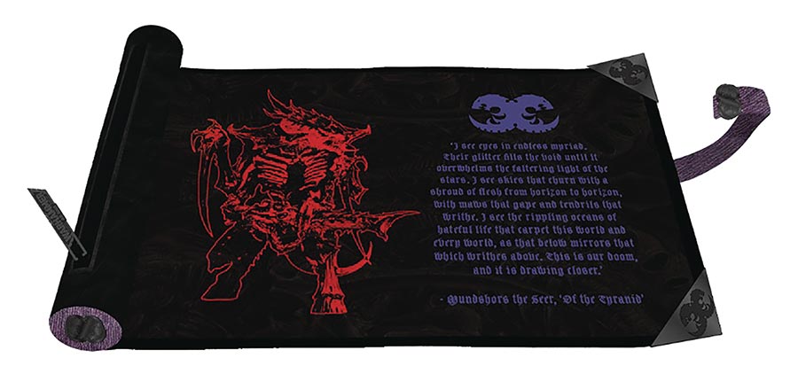 Warhammer 40000 Tyranid Premium Foil Dice Scroll