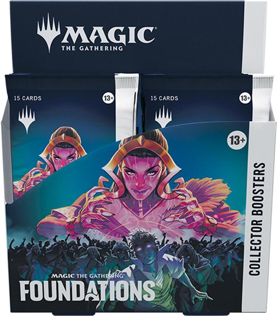 Magic The Gathering Foundations Collector Booster Display (12-Count)