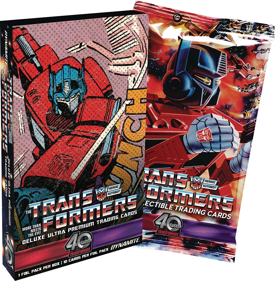 Transformers 40th Anniversary Deluxe Ultra-Premium Trading Cards Box