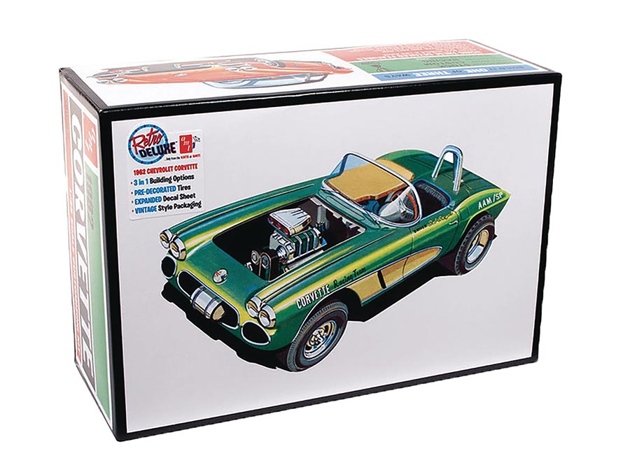 1962 Chevy Corvette 1/25 Scale AMT Model Kit