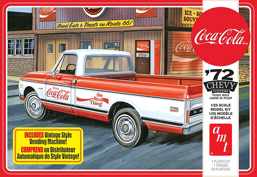 1972 Chevy Pickup With Vending Machine & Crates 1/25 Scale Model Kit