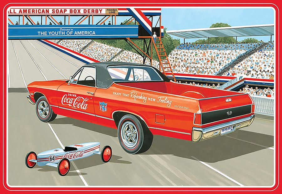 Coca-Cola 1968 Chevy El Camino SS 1/25 Scale AMT Model Kit