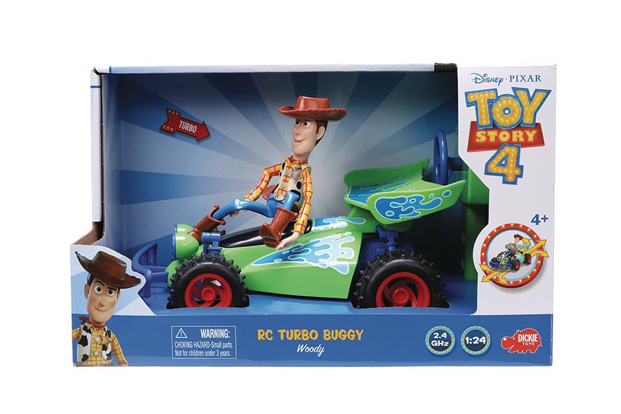 Disney Pixar Toy Story 4 Woody Turbo Buggy 1/24 Scale R/C Vehicle