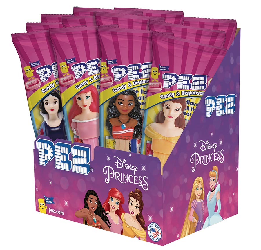 Disney Princess PEZ Dispenser Poly Bag 12-Piece Display
