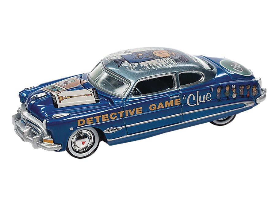 Johnny Lightning Vintage Clue 1951 Hudson Hornet 1/64 Scale Die-Cast Car