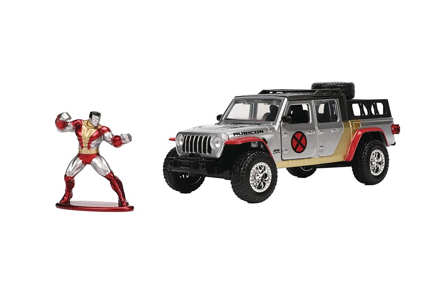 Marvel 2020 Jeep Gladiator With Colossus Figure 1/32 Scale Die-Cast Vehicle