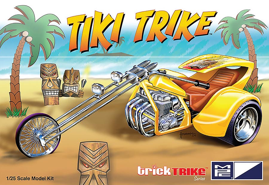 Trick Trikes Series Tiki Trike 1/25 Scale Model Kit
