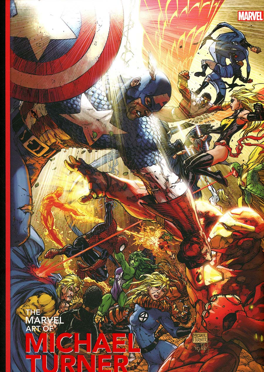 Marvel Art Of Michael Turner HC Direct Market Exclusive Civil War No 7 Variant Cover