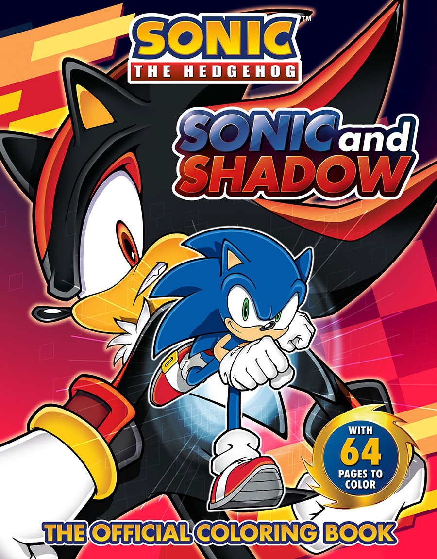 Sonic & Shadow The Official Coloring Book SC