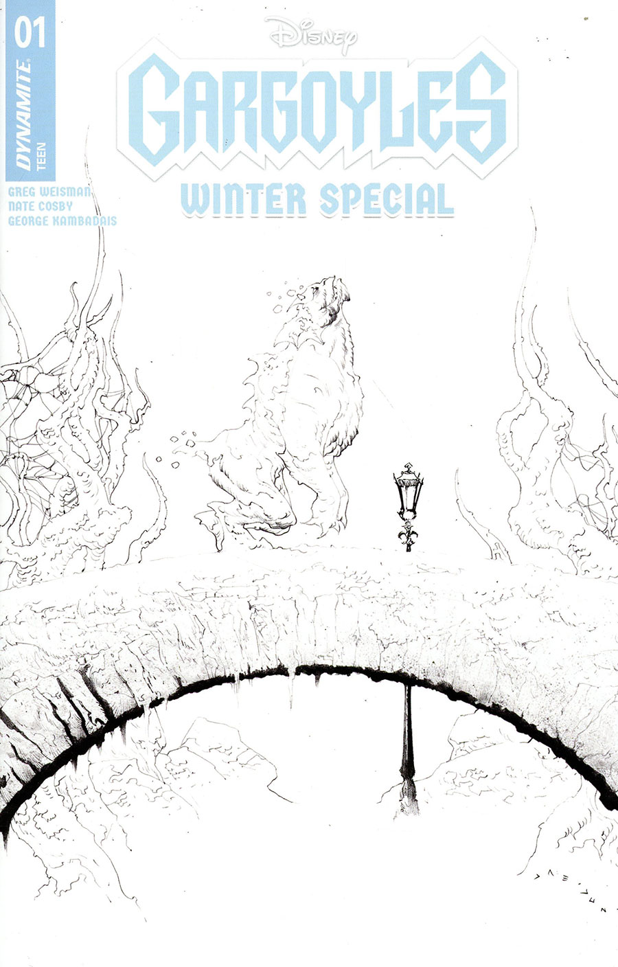 Gargoyles Winter Special #1 (One Shot) Cover E Incentive Jae Lee Line Art Cover