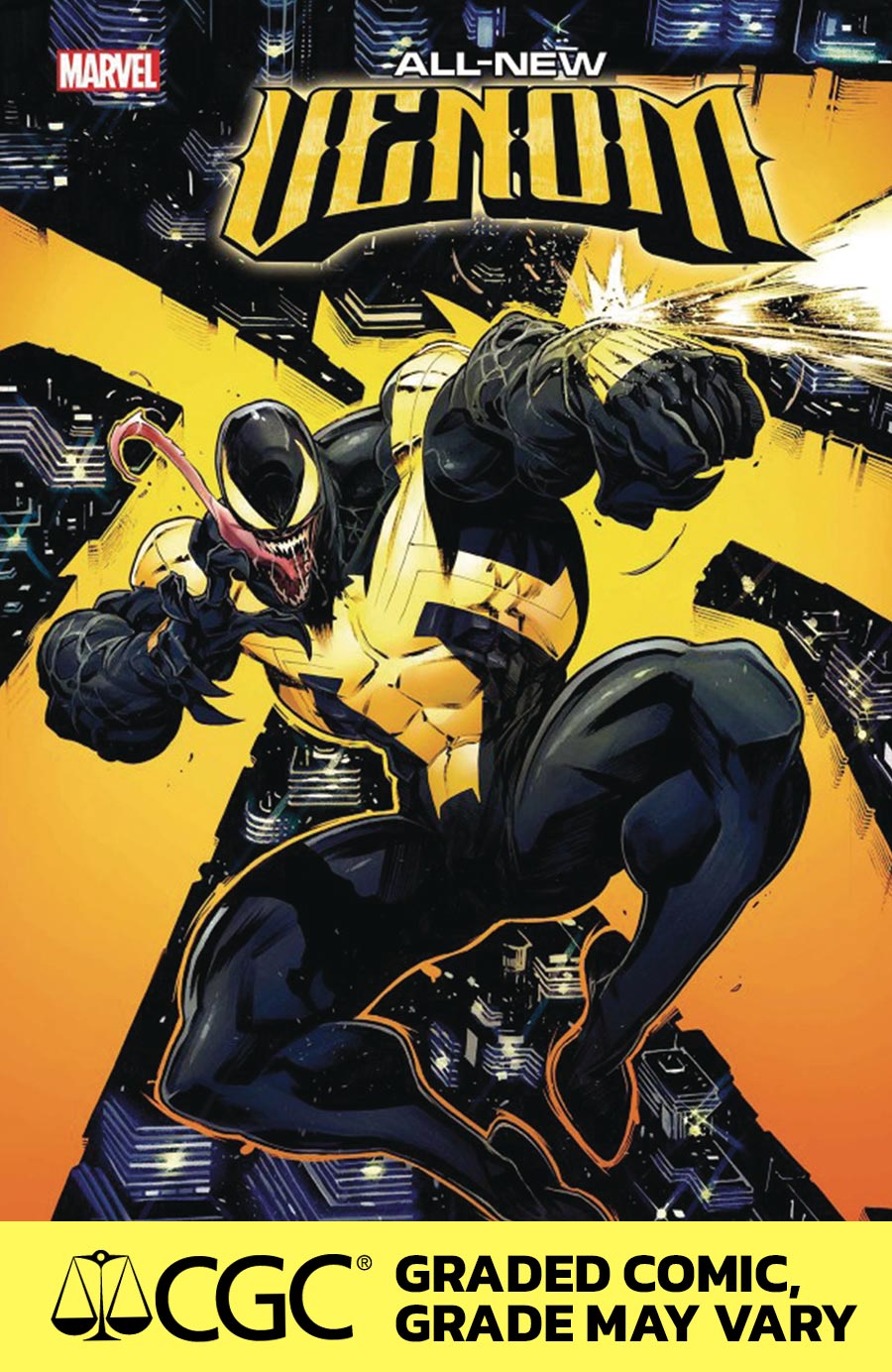 All-New Venom #1 Cover O DF Gold Foil Variant Cover CGC Graded 9.6 Or Higher