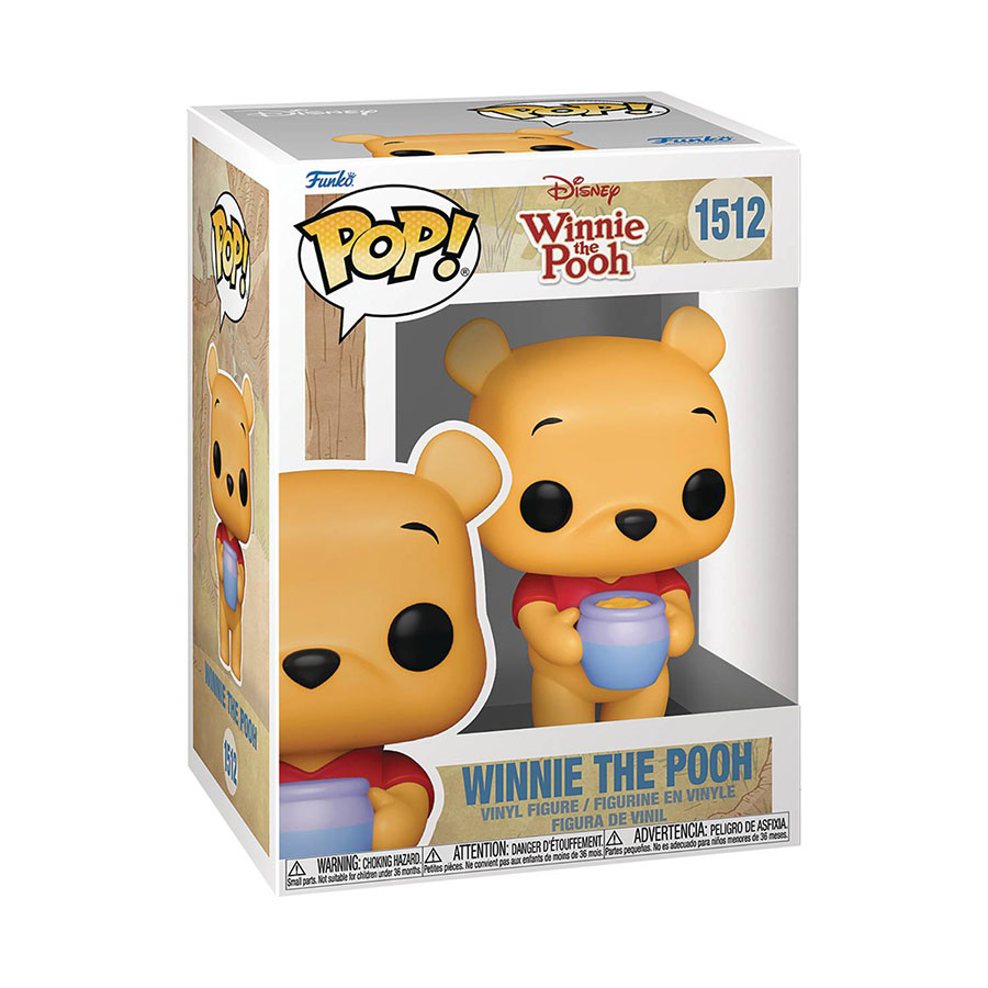 POP Disney Winne The Pooh Winnie The Pooh Holding Honeypot Vinyl Figure
