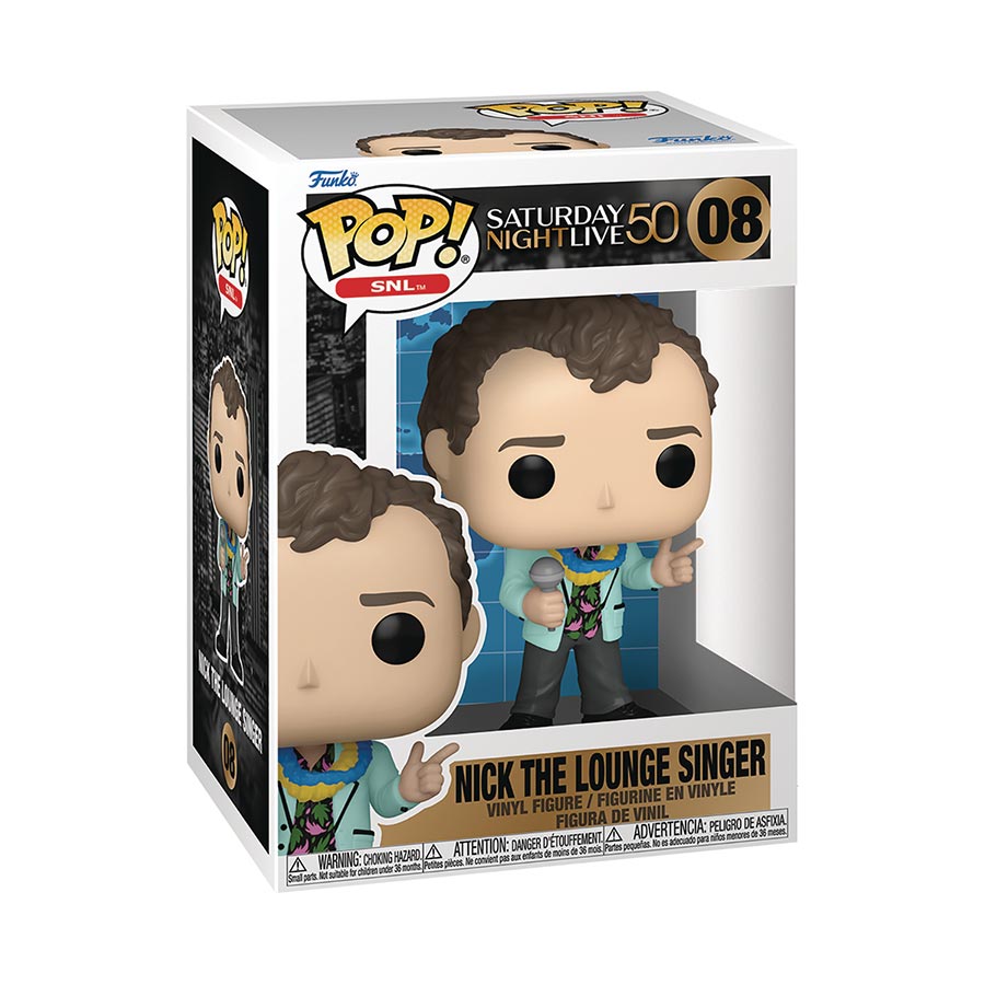 POP Television Saturday Night Live 50th Anniversary Nick The Lounge Singer Vinyl Figure