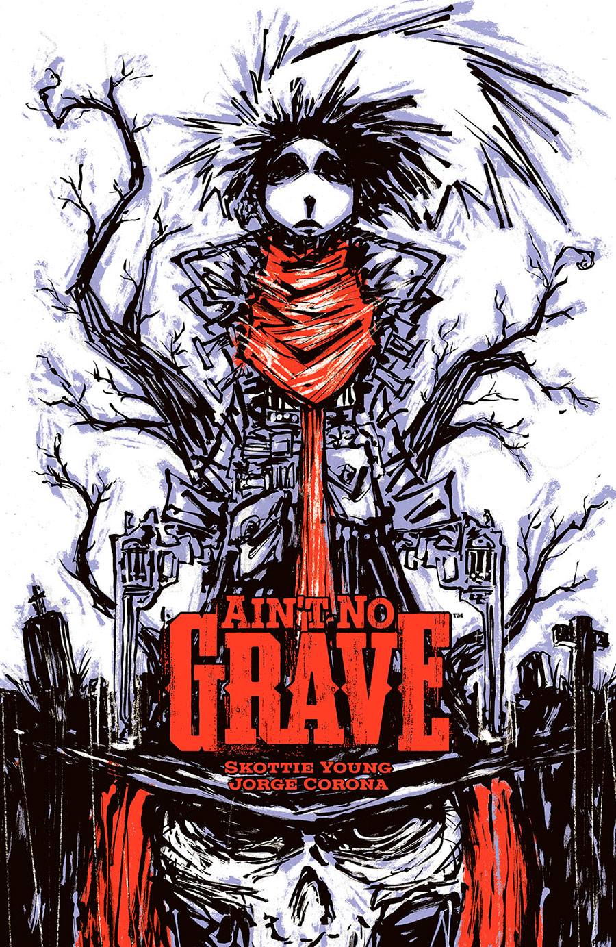 Aint No Grave TP Cover B Incentive Skottie Young Variant Cover