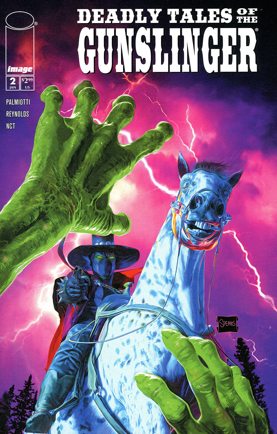 Deadly Tales Of The Gunslinger Spawn #2 Cover B Variant Mark Spears Cover (Limit 1 Per Customer)
