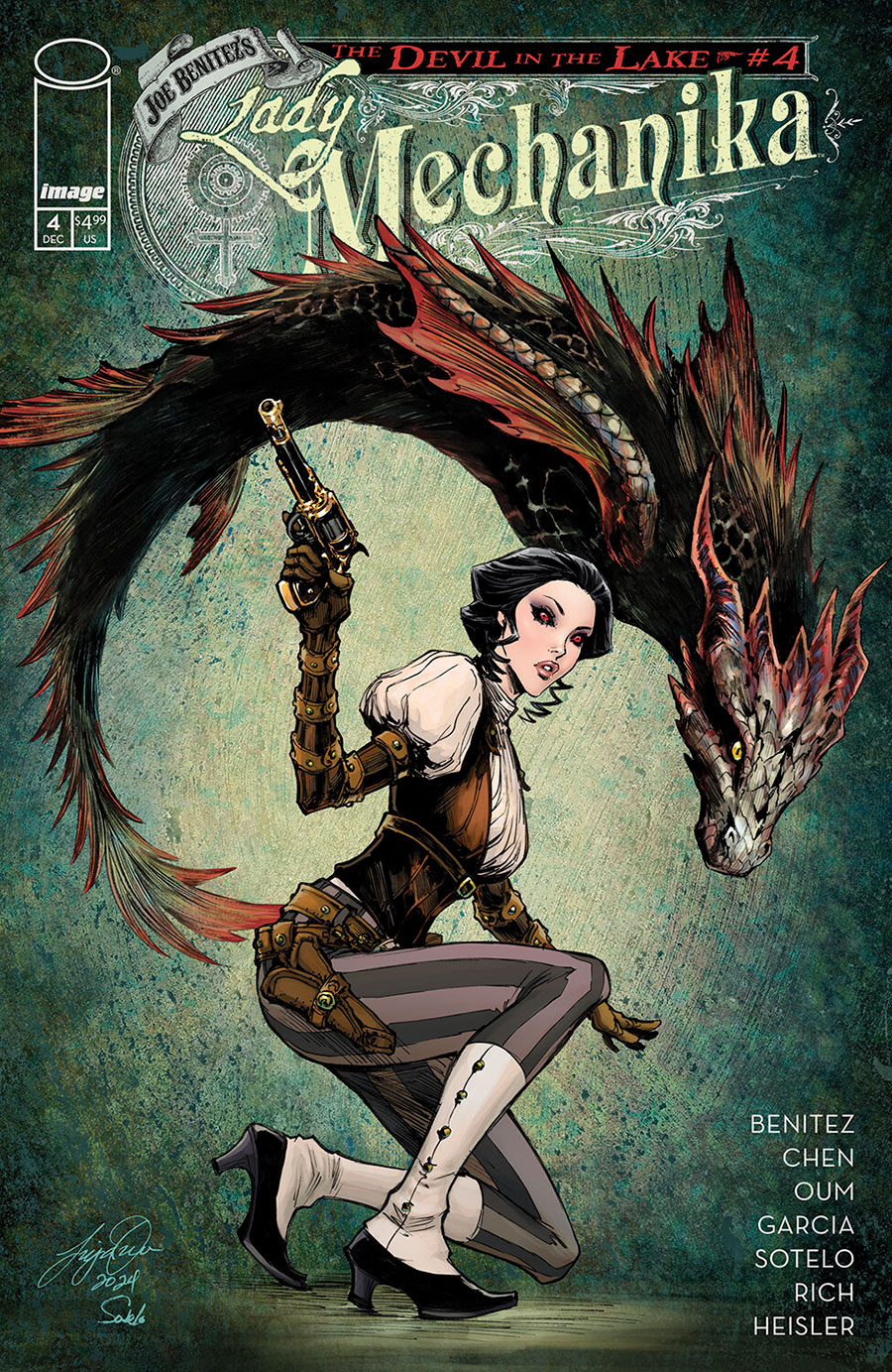Lady Mechanika The Devil In The Lake #4 Cover B Variant Siya Oum Cover
