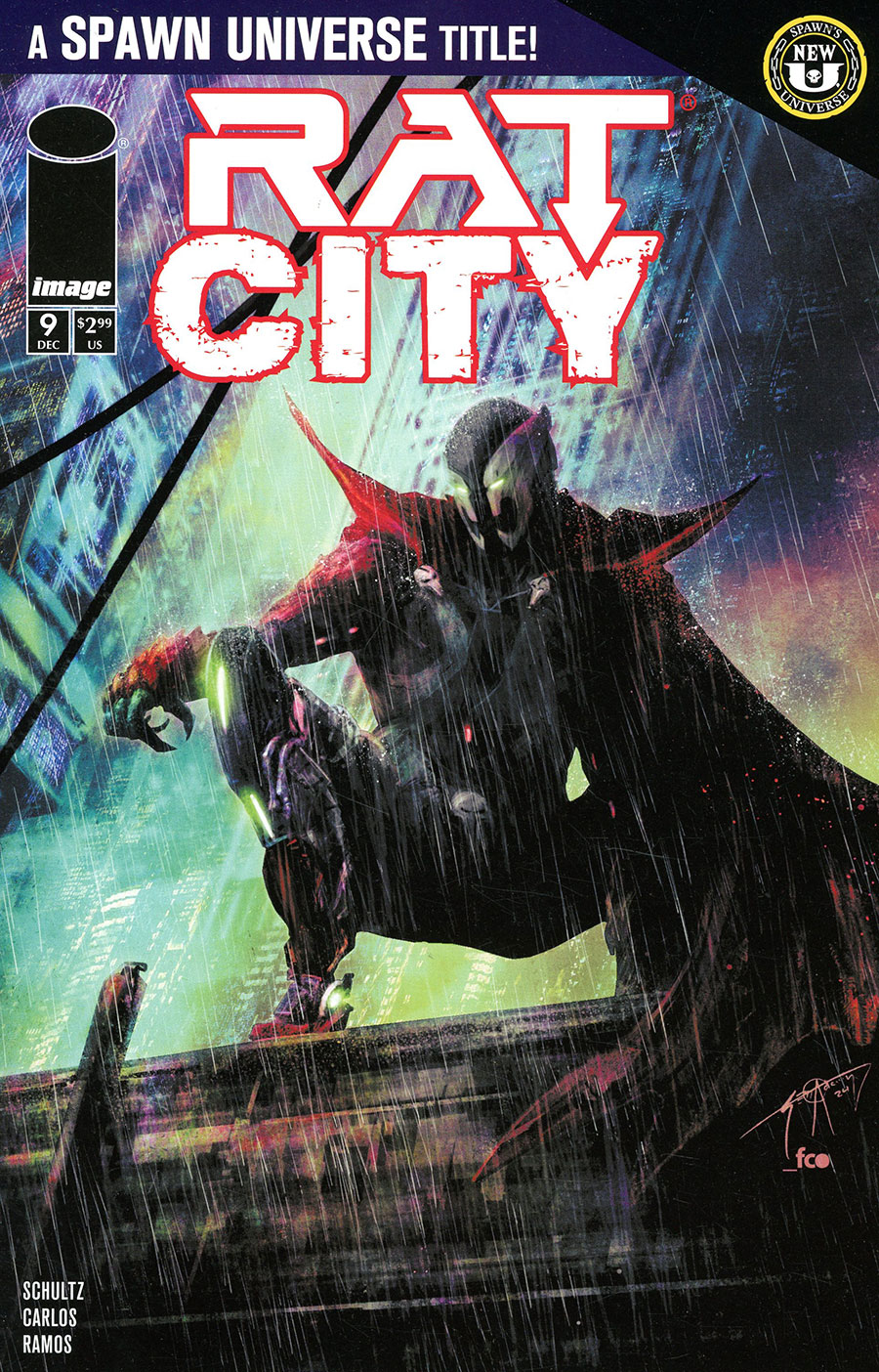 Rat City #9 Cover B Variant Seth Adams Cover