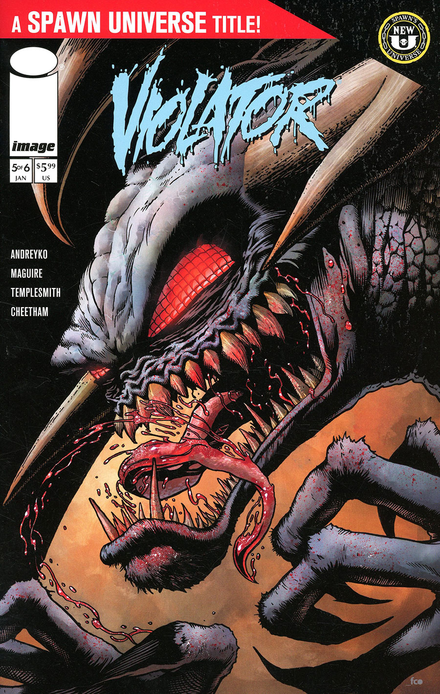 Spawn Violator Origin #5 Cover A Regular Kevin Maguire Cover