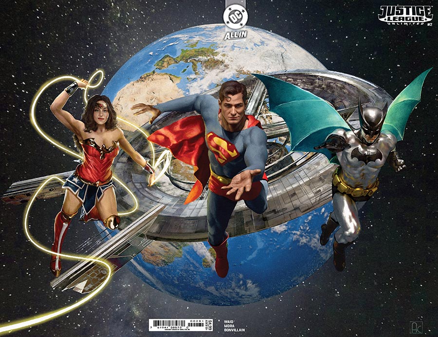 Justice League Unlimited #2 Cover D Variant Ariel Colon Wraparound Card Stock Cover (DC All In)