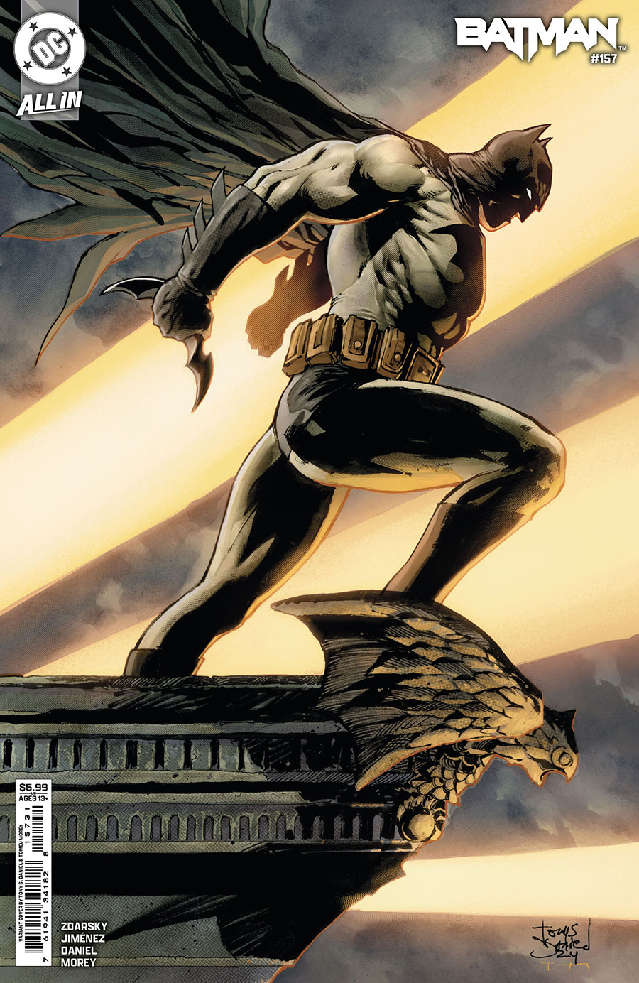 Batman Vol 3 #157 Cover C Variant Tony S Daniel Card Stock Cover (DC All In)