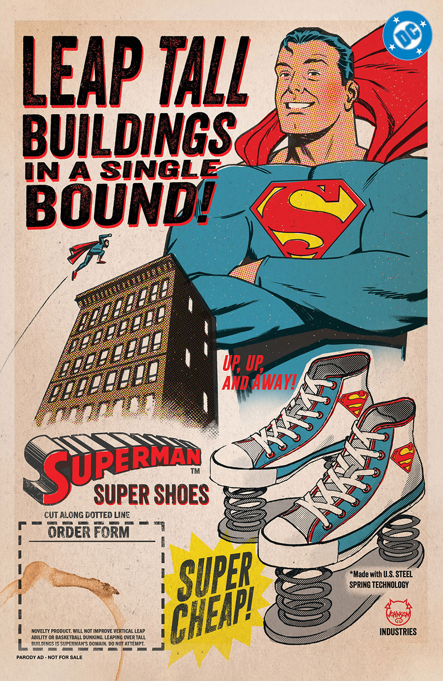 Superman Vol 7 #21 Cover C Variant Dave Johnson Card Stock Cover (DC All In)