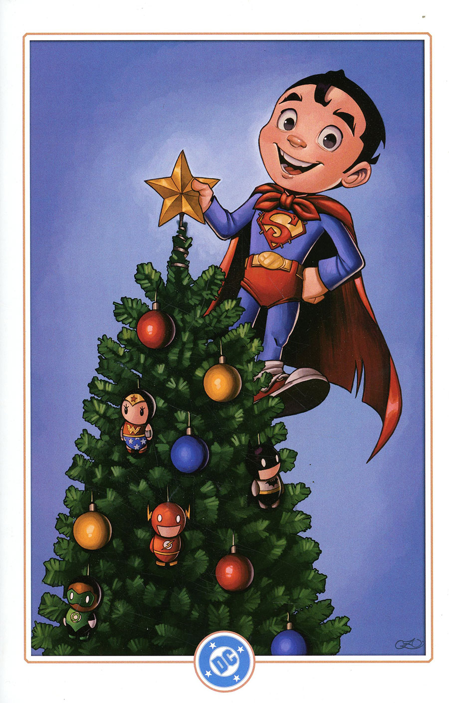 Superman Vol 7 #21 Cover E Variant Chrissie Zullo DC Winter Wonderland Card Stock Cover (DC All In)