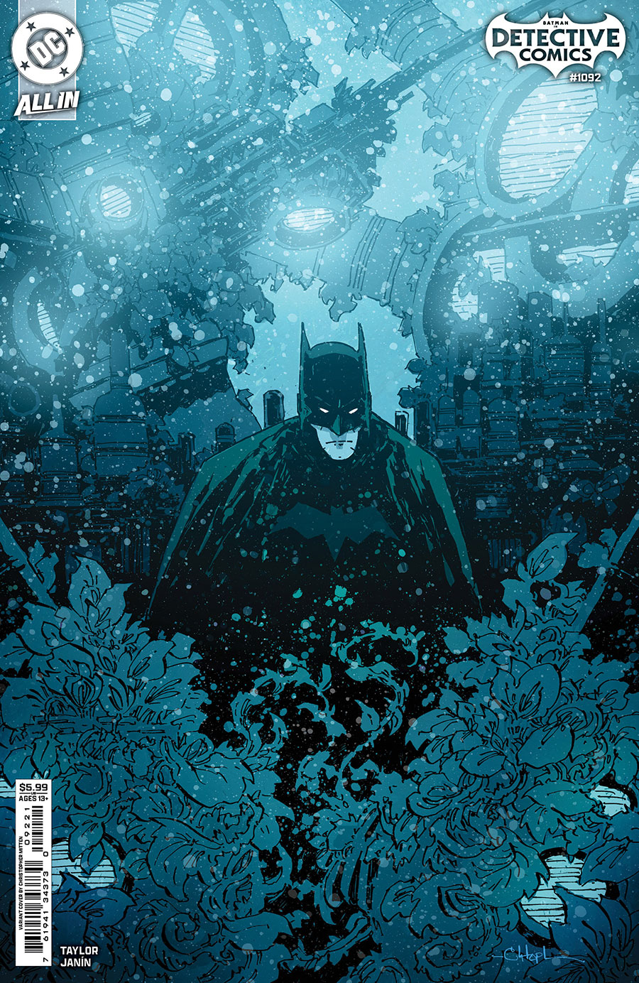 Detective Comics Vol 2 #1092 Cover C Variant Christopher Mitten Card Stock Cover (DC All In)