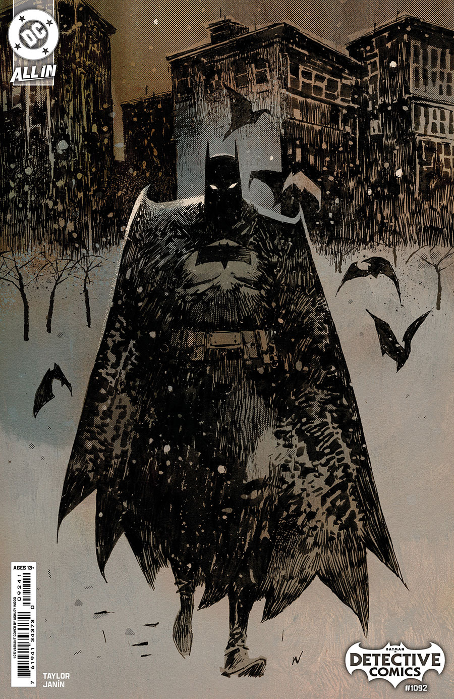 Detective Comics Vol 2 #1092 Cover D Incentive Ashley Wood Card Stock Variant Cover (DC All In)